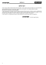 Preview for 3 page of Hyster C457 Service & Repair Manual