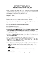 Preview for 2 page of Hyster D010 Safety Precautions Maintenance And Repair