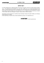 Preview for 2 page of Hyster D435-R.6HD Technical Information