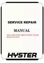 Hyster E004 Service & Repair Manual preview