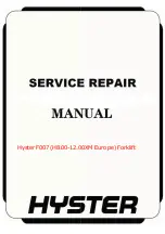 Hyster H10.00-12.00XM-12EC Service & Repair Manual предпросмотр