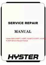 Hyster H100FT Service & Repair Manual preview