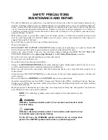 Preview for 3 page of Hyster H170FT Service & Repair Manual