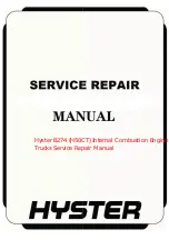 Hyster H50CT Service & Repair Manual preview