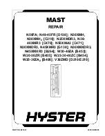 Preview for 1 page of Hyster MAST N30XMH Repair Manual