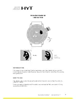 Preview for 12 page of HYT Hydro Mechanical Horology watch Instruction Manual