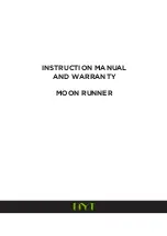 Предварительный просмотр 1 страницы HYT MOON RUNNER Instruction Manual And Warranty