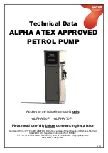 Preview for 1 page of Hytek ALPHA Series Technical Data Manual