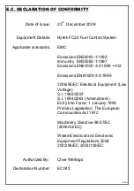 Preview for 8 page of Hytek FC20 Series Technical Data Manual