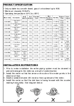 Предварительный просмотр 3 страницы Hytek HO Series Technical Data Manual