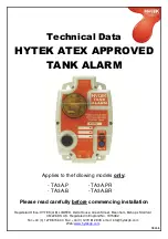 Предварительный просмотр 1 страницы Hytek TA3A.B Technical Data Manual