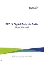 Hytera BP51X User Manual предпросмотр