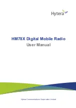 Hytera HM78 Series User Manual предпросмотр