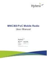 Preview for 1 page of Hytera MNC360 User Manual