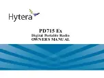 Предварительный просмотр 1 страницы Hytera PD715 Rx Owner'S Manual