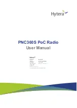 Hytera PNC360S User Manual предпросмотр