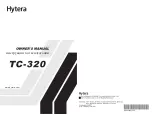 Hytera TC-320 Owner'S Manual предпросмотр