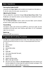 Preview for 16 page of Hytera TC-320 Owner'S Manual