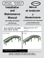 Preview for 1 page of HYTROL 190-E24 Installation And Maintenance Manual