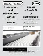 Preview for 1 page of HYTROL ProSort 421 Installation And Maintenance Manual