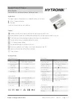 Hytronik HC019V/DH Quick Start Manual preview