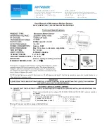 Preview for 1 page of Hytronik HC019V User Manual