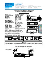 Hytronik HC404VRC-KD Instruction Manual preview