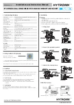 Hytronik HIM39/RF Installation And Instruction Manual preview