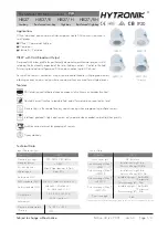 Preview for 1 page of Hytronik HIR27 Quick Start Manual