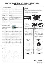 Предварительный просмотр 1 страницы Hytronik HMW11 Installation And Instruction Manual