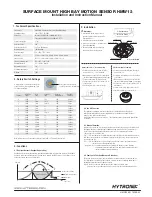 Preview for 1 page of Hytronik HMW12 Installation And Instruction Manual