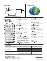 Preview for 2 page of Hytronik HMW12 Installation And Instruction Manual