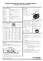 Preview for 1 page of Hytronik HMW14 Installation And Instruction Manual