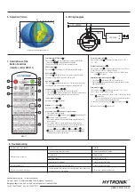 Предварительный просмотр 2 страницы Hytronik HMW20 Installation And Instruction Manual