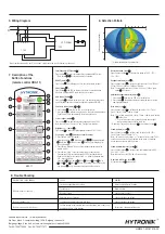 Preview for 2 page of Hytronik HMW21 Installation And Instruction Manual