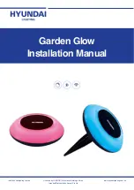 Hyundai Lighting Garden Glow Installation Manual предпросмотр