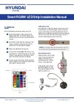 Preview for 3 page of Hyundai Lighting HYUSTR001R Installation Manual