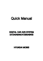 Preview for 1 page of Hyundai Mobis AT240A9AN Quick Manual