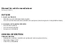 Preview for 1 page of Hyundai Mobis FOB-4F33 Manual