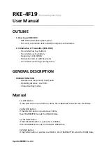 Hyundai Mobis RKE-4F19 User Manual preview