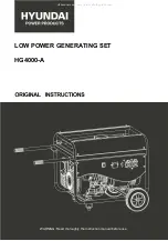 Hyundai power products 20210500001 Original Instructions Manual preview