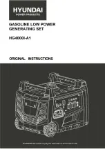 Hyundai power products HG4000l-A1 Original Instructions Manual preview