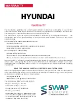 Preview for 23 page of Hyundai power products HG4000l-A1 Original Instructions Manual