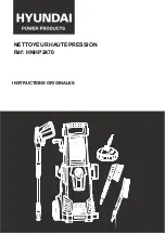 Предварительный просмотр 1 страницы Hyundai power products HNHP2470 Operator'S Manual