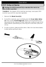 Preview for 19 page of Hyundai power products HY2191 Instruction Manual