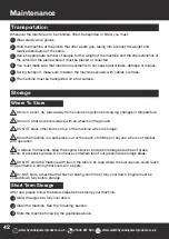 Preview for 42 page of Hyundai power products HYM530SPER Instruction Manual