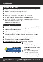 Предварительный просмотр 33 страницы Hyundai power products HYPS5200X Instruction Manual