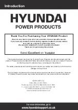 Preview for 2 page of Hyundai power products HYTD300 Instruction Manual