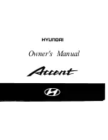 Preview for 1 page of Hyundai 2000 Accent Owner'S Manual