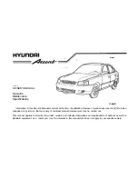 Preview for 2 page of Hyundai 2000 Accent Owner'S Manual